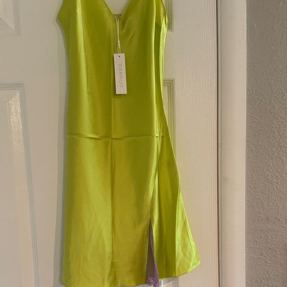 NWT Dannijo slip dress with peak of lace size xs - Picture 1 of 3